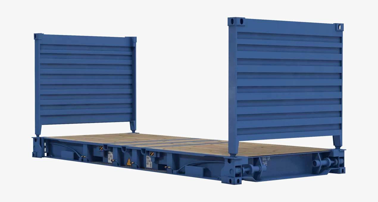 20 Ft Flat Rack Container
